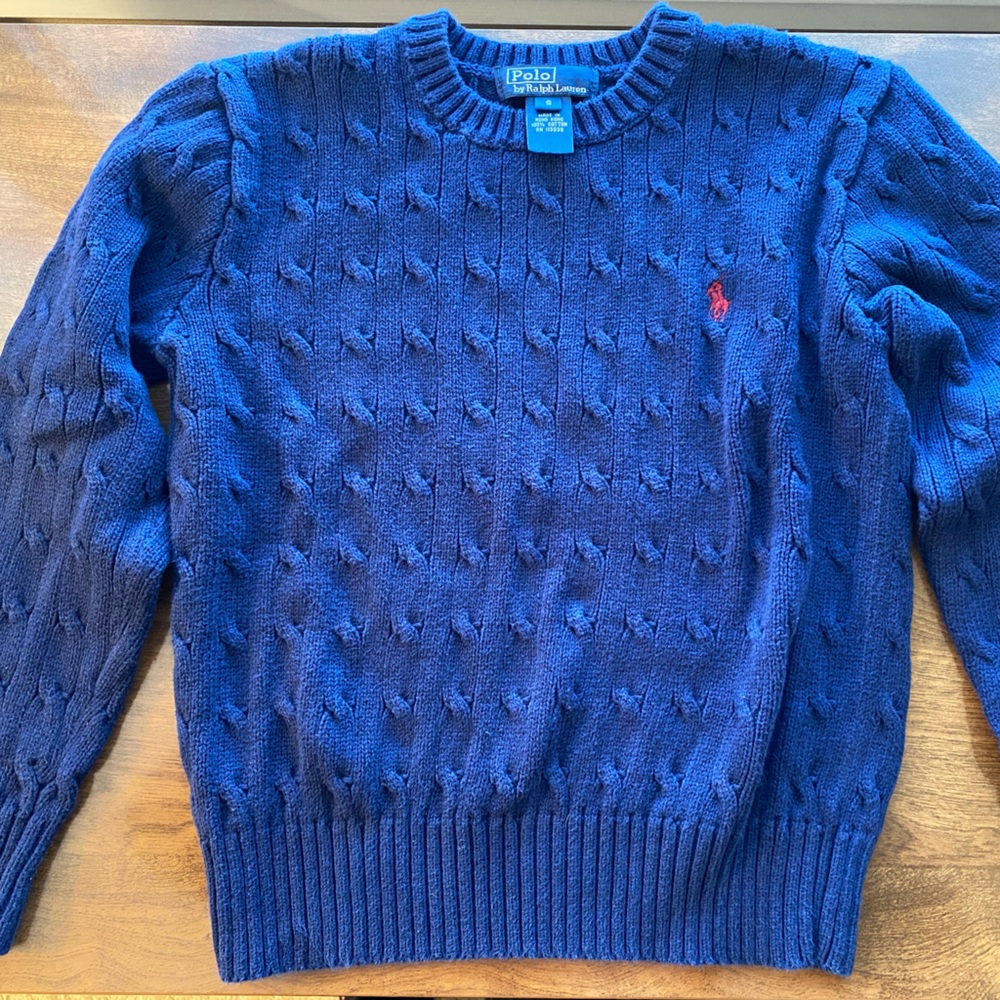 EUC Gently Worn Ralph Lauren Cotton Cable Sweater